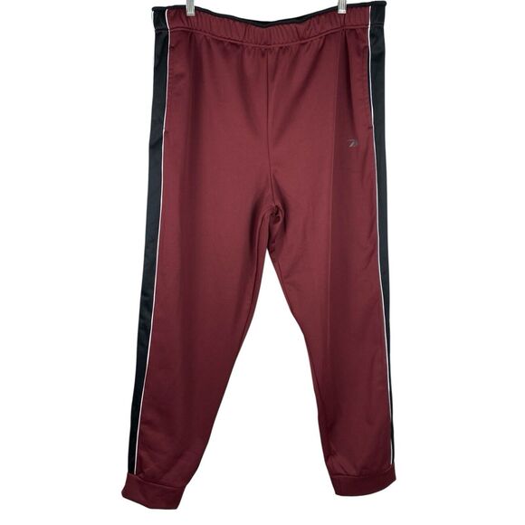 ⭐️ Pro Player Size XL Men's Perform-Dri Red Lightweight Track Pants Pockets - Picture 1 of 6